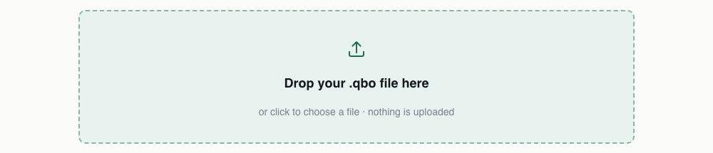 Step 1 of the QBO to undefined converter: find the .qbo you cannot open